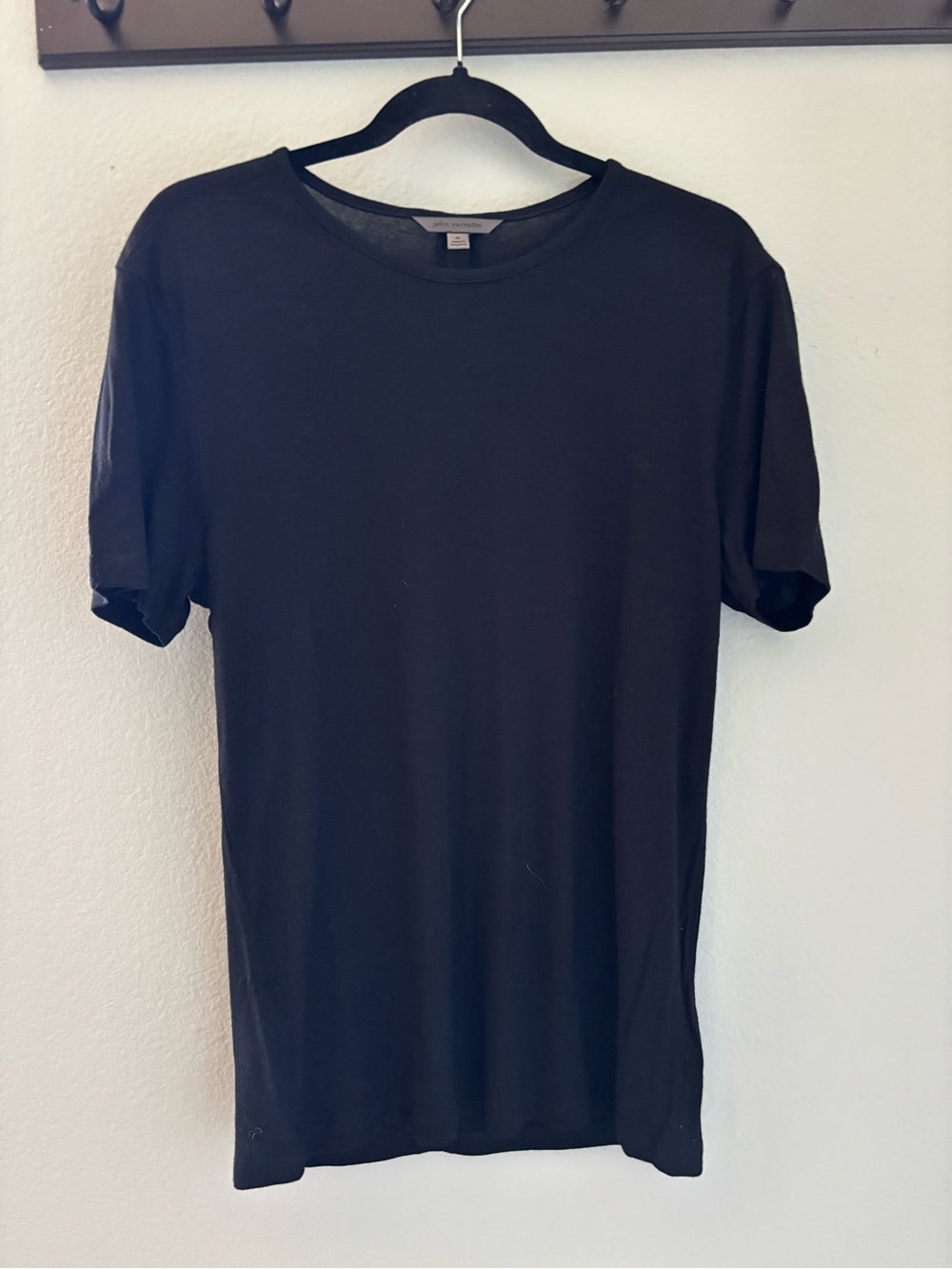 John Varvatos Black Short Sleeve Crew Neck Tee